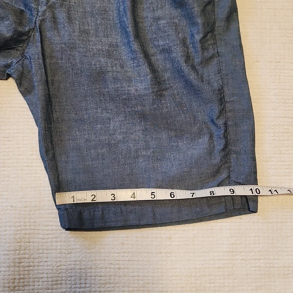 GANT RUGGER pleated front cotton shorts sz 34 waist